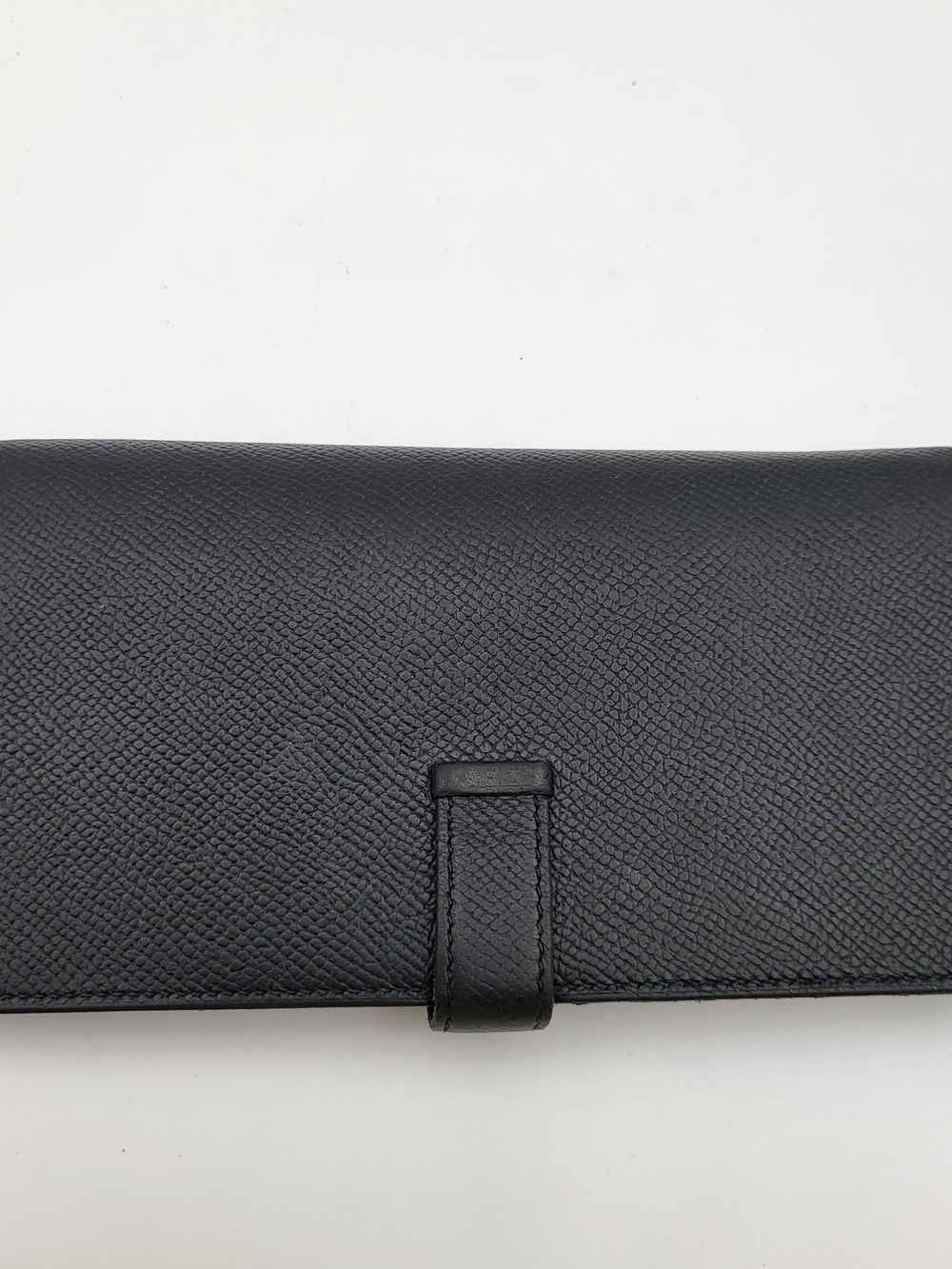 Hermes Bearn Black Epson Calfskin Leather Wallet with Gold Foil Logo,,Authentic. - Picture 3 of 16